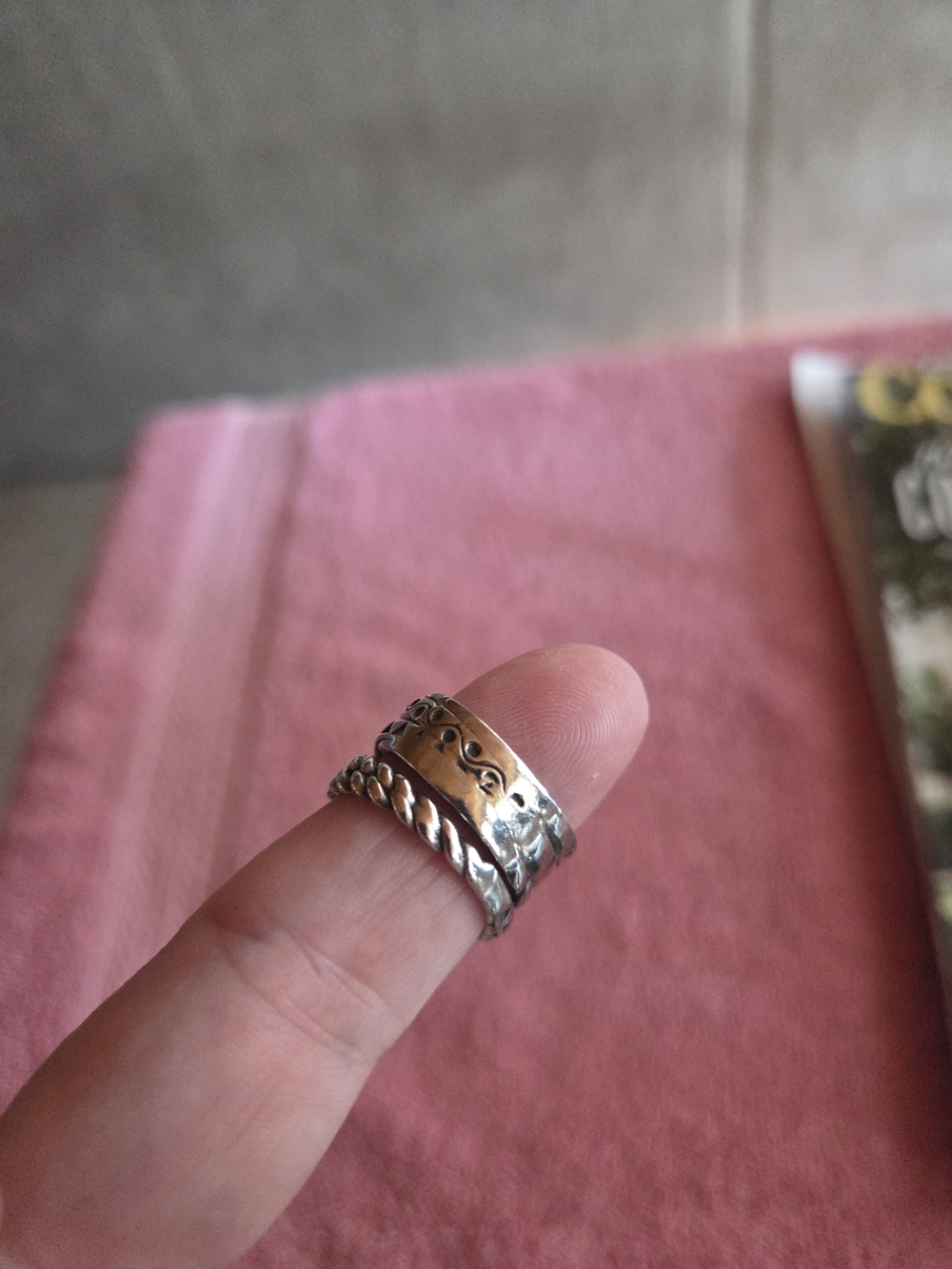 Sterling Silver Stacked Ring - Picture 5 of 7